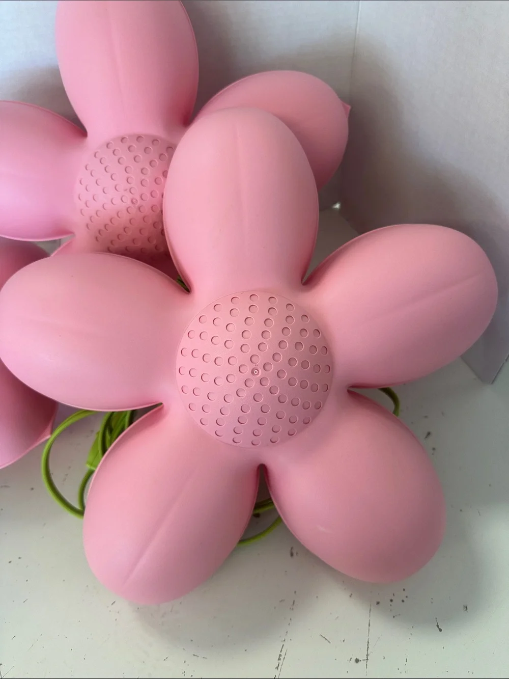 IKEA Smila Blomma Pink Flower Wall Lights Lamp Set of 3